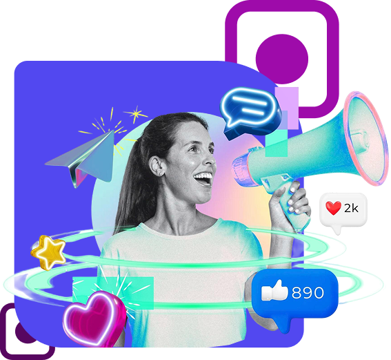 Digital marketing service illustration for Martech Folx